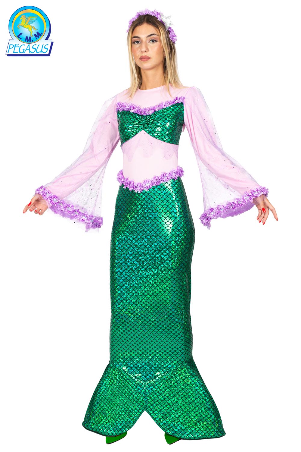 Sirenetta vestito carnevale hot sale